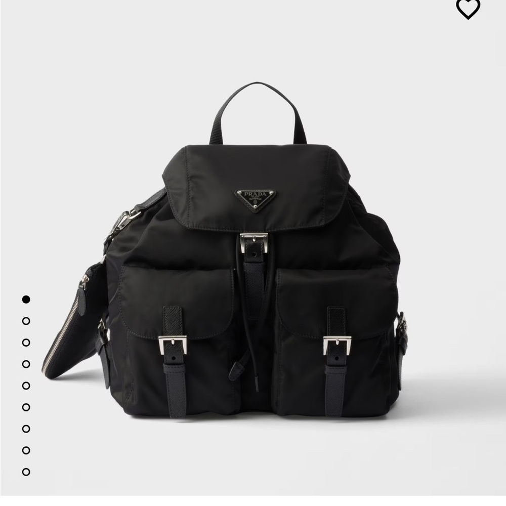 Prada Black Nylon Medium Backpack - Authentic!!!